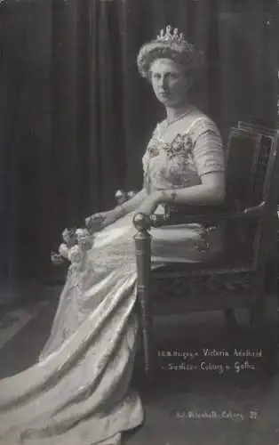 Ak Herzogin Victoria Adelheid von Sachsen Coburg Gotha, Portrait