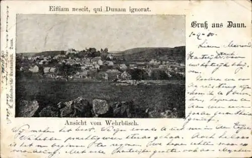 Ak Daun in der Eifel, Ansicht vom Wehrbüsch