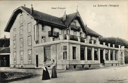 Ak Col de la Schlucht Vosges, Hotel Francais