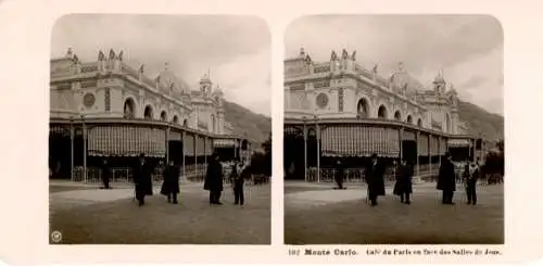 Stereo Foto Monte Carlo Monaco, Cafe du Paris