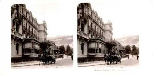 Stereo Foto Monte Carlo Monaco, Hotel de Paris