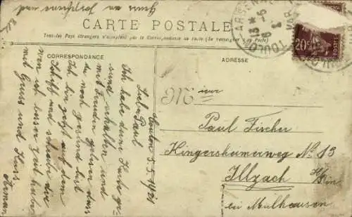 Ak Französisches Kriegsschiff, Couronne, Schulschiff