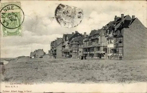 Ak La Panne De Panne Westflandern, La Digue