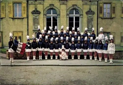 Ak Rouffach Rufach Elsass Haut Rhin, Compagnie des Majorettes de la Cite Lefebvre