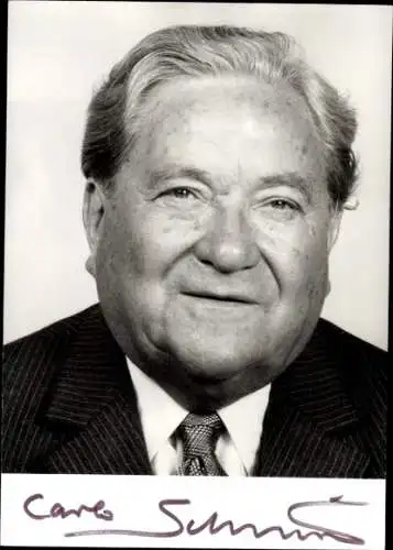 Foto Carlo Schmid, SPD-Politiker