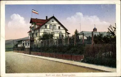 Ak Niederzwehren Kassel in Hessen, Gasthaus Rosengarten