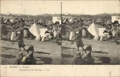 Stereo Ak Tanger Marokko, Zeltlager der Pilger