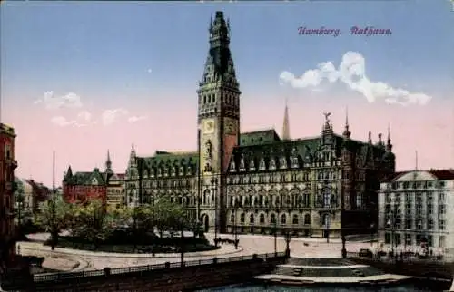 Ak Hamburg Mitte Altstadt, Rathaus