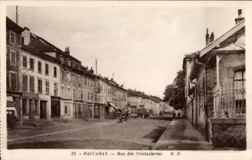 Ak Baccarat Meurthe et Moselle, Rue des Cristalleries