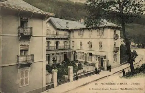 Ak Plombières les Bains Lothringen Vosges, l'Hopital