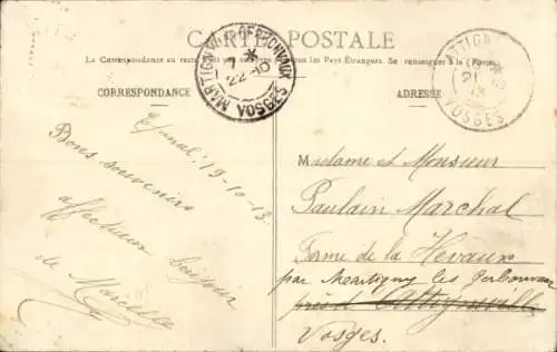 Ak Épinal Lothringen Vosges, l'Hopital