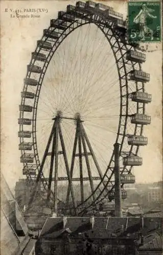 Ak Paris Frankreich, Riesenrad