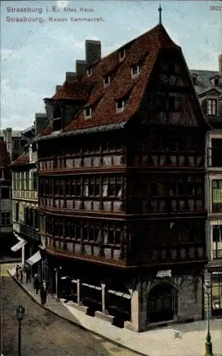 Ak Straßburg Elsass Bas Rhin, Haus Kammerzell, 1922