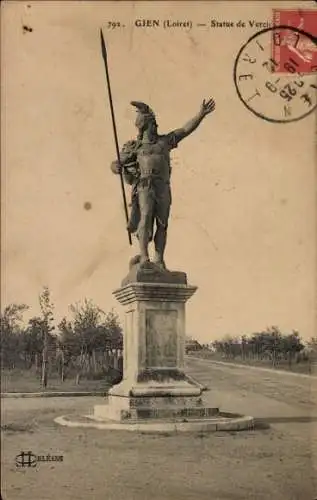 Ak Gien Loiret, Statue