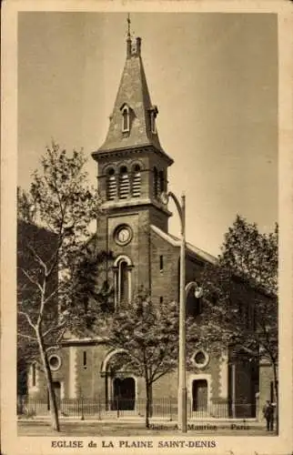 Ak La Plaine Saint Denis Seine Saint Denis, Kirche