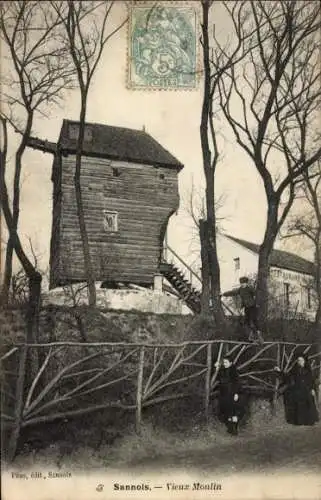 Ak Sannois Val d’Oise, Alte Mühle