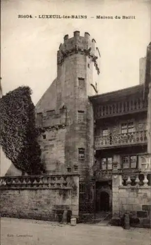 Ak Luxeuil les Bains Haute Saône, Maison du Bailli