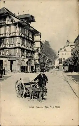 Ak Luzern Stadt Schweiz, Haus von Moos