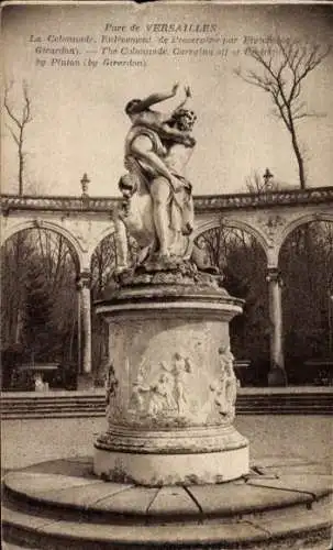 Ak Versailles Yvelines, Park, Statue