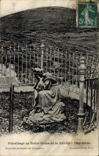 Ak La Salette Fallavaux Isère, Pelerinage de Notre Dame de la Salette