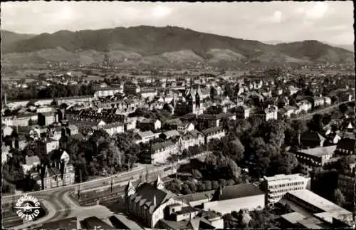 Ak Offenburg in Baden Schwarzwald, Union-Brücke, Oststadt, Panorama