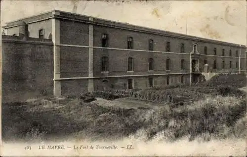 Ak Le Havre Seine Maritime, Fort Touneville