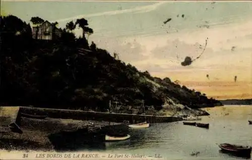 Le Port Saint Hubert Plouër sur Rance Côtes-d’Armor, Ufer, Boote