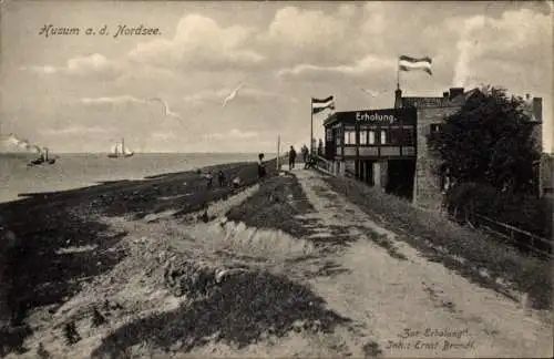 Ak Husum in Nordfriesland, Gasthaus Zur Erholung