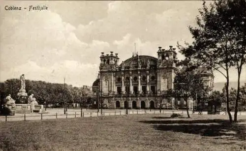 Ak Koblenz am Rhein, Festhalle