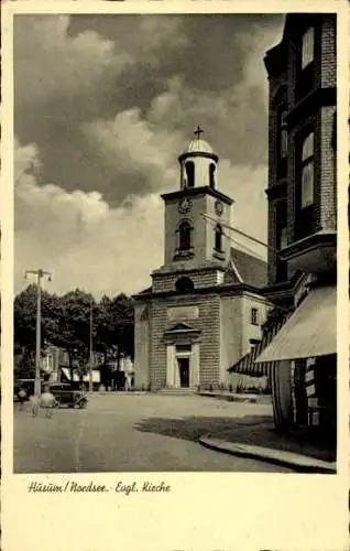 Ak Husum in Nordfriesland, evangelische Kirche