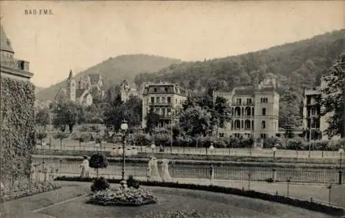 Ak Bad Ems an der Lahn, Teilansicht