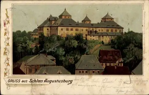 Künstler Litho Dutzauer, Max, Augustusburg im Erzgebirge, Schloss