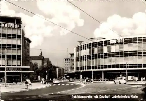 Ak Ludwigshafen am Rhein, Jubiläumsstraße, Kaufhof