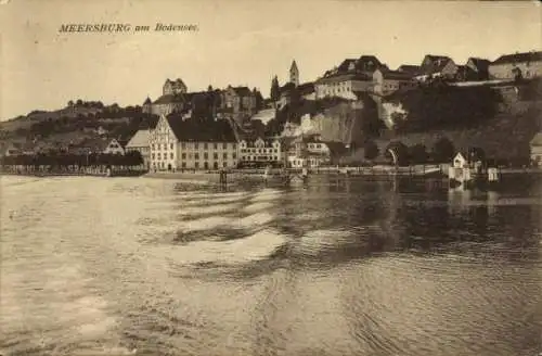 Ak Meersburg am Bodensee, Teilansicht