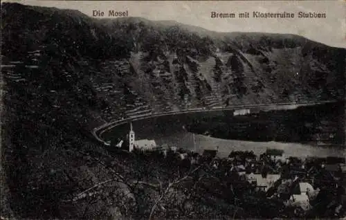 Ak Bremm an der Mosel, Klosterruine Stubben
