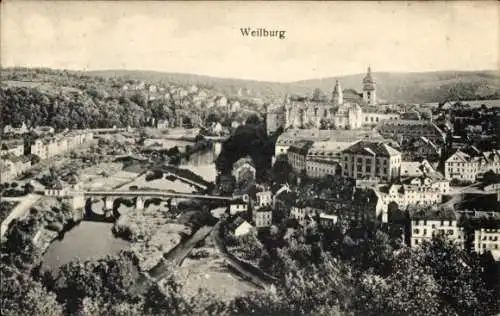 Ak Weilburg an der Lahn Hessen, Teilansicht