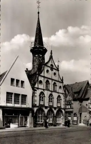 Ak Burgsteinfurt Steinfurt in Nordrhein Westfalen, Rathaus