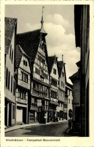 Ak Bad Münstereifel, Windeckhaus, Straßenpartie