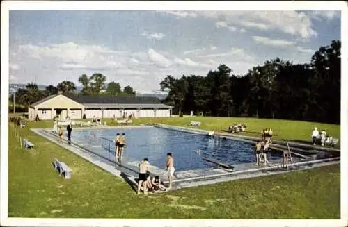 Ak Sinzig am Rhein, Kohlensäure-Mineral-Schwimmbad