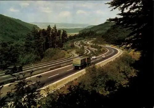 Ak Rohrbrunn Weibersbrunn im Spessart, Autobahn Rasthaus Motel am Spessart