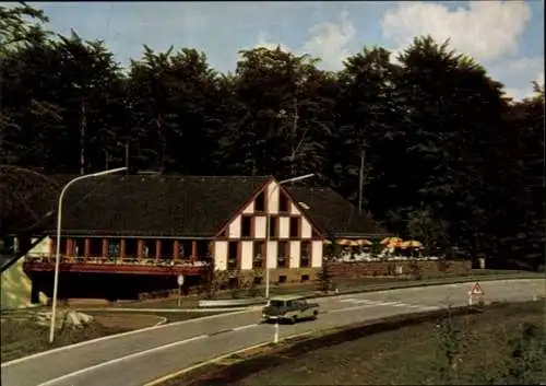 Ak Rohrbrunn Weibersbrunn im Spessart, Autobahn Raststätte