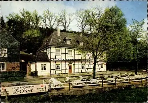 Ak Altenberg Odenthal Bergisches Land, Hotel und Gaststätte Zur Post