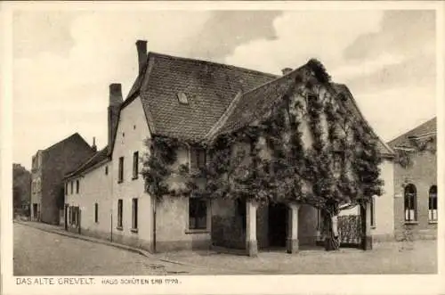 Ak Krefeld am Niederrhein, Haus Schüten, erbaut 1779