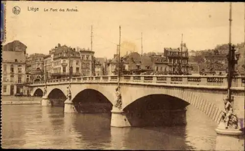 Ak Liège Lüttich Wallonien, Pont des Arches