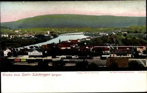 Ak Stein Kanton Aargau, Gesamtansicht, Säckingen