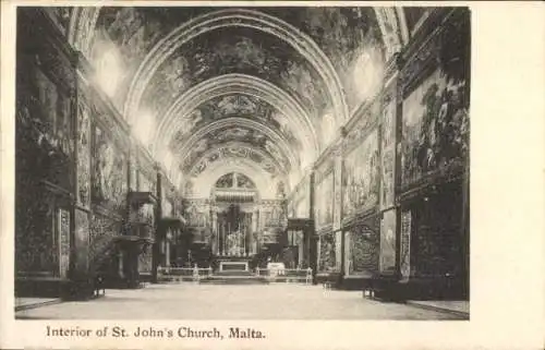 Ak Malta, St.-Johannes-Kirche