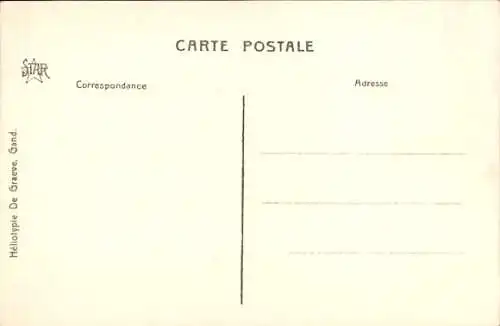 Ak Gent Gent Ostflandern, La Poste