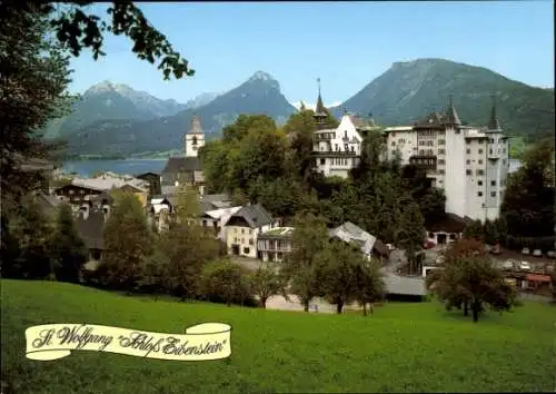 Ak St. Wolfgang im Salzkammergut Oberösterreich, Hotel Schloss Eibenstein