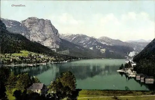 Ak Grundlsee Steiermark, Panorama, Nummer 116