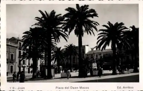 Ak Jaén Andalusien, Plaza del Dean Mazas